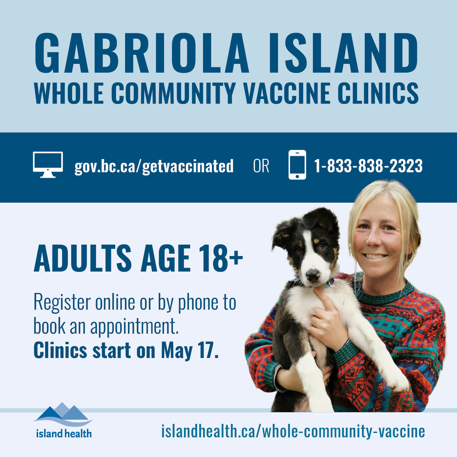 vaccination gabriola may 17